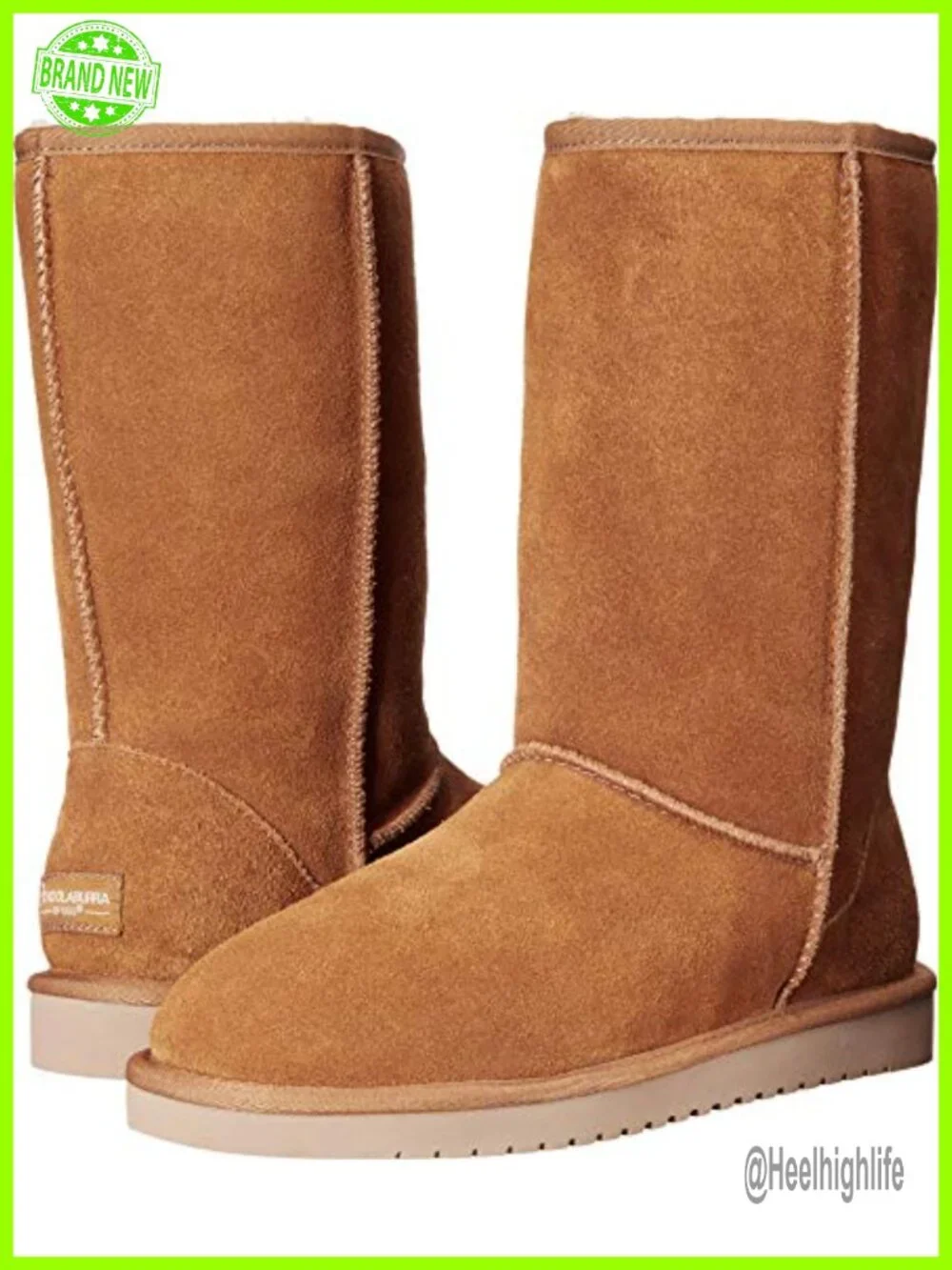 Women's Classic Tall Winter Boot with Sheepskin and Faux Fur Lining